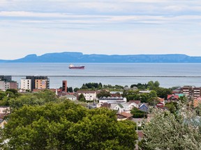 View of downtown Thunder Bay.