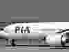 A London-bound state-run Pakistan International Airlines (PIA) plane taxies before take-off from Karachi International Airport in Karachi on April 21, 2010.
