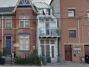 A home located at 383 Shuter St. is eight-feet wide and listed at a $1-million price tag.