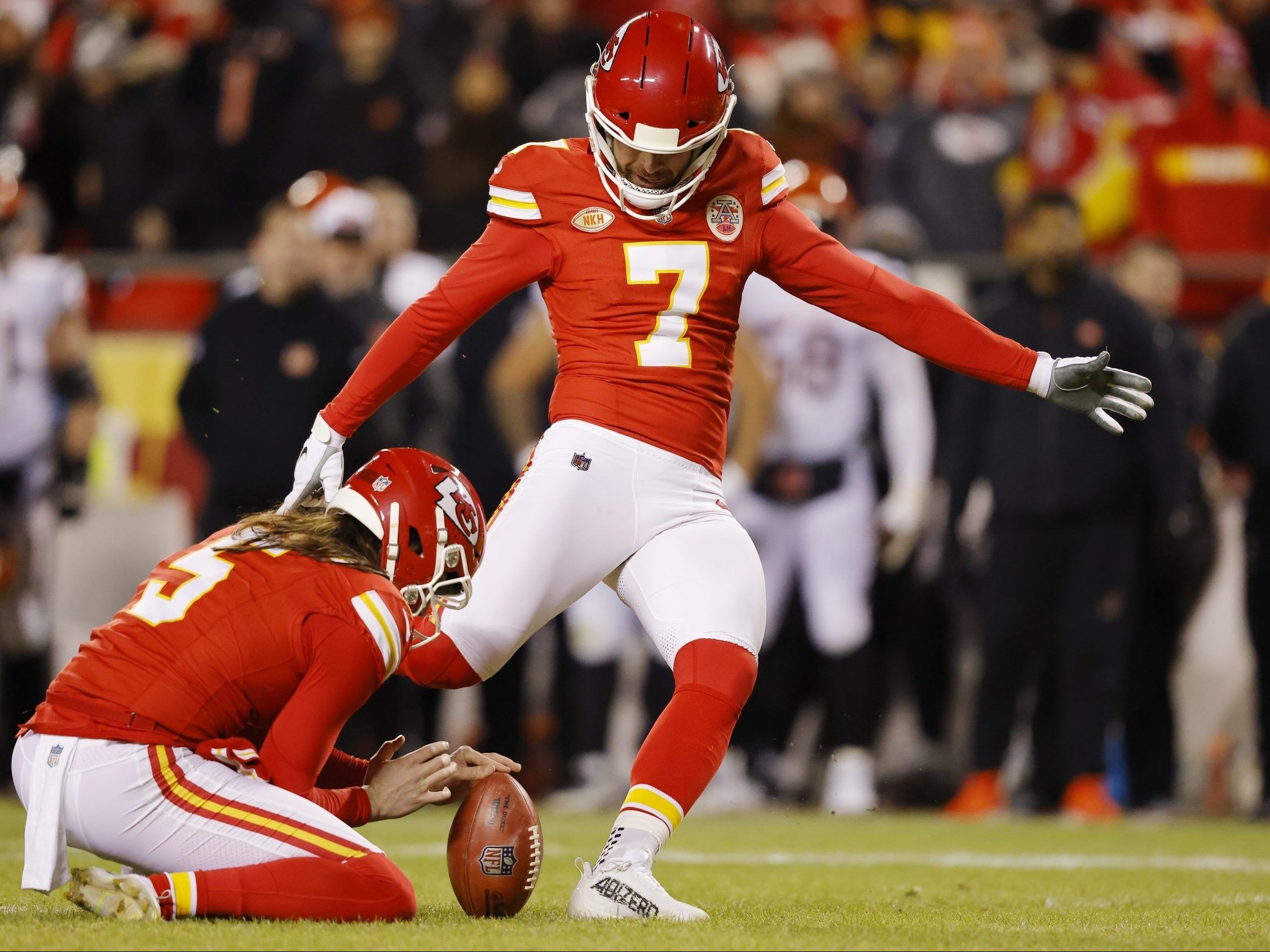 Harrison Butker hits 6 field goals, kicks Chiefs to AFC West title with  25-17 win over Bengals | Windsor Star