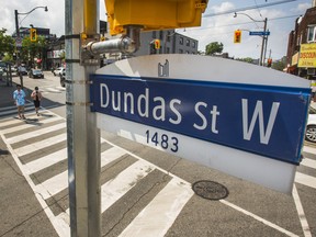 Dundas Street West street sign