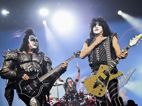 Gene Simmons, left, and Paul Stanley of KISS