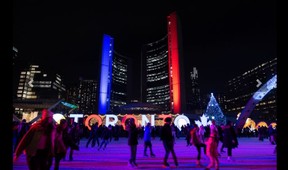 Nathan Phillips Square outdoor skating