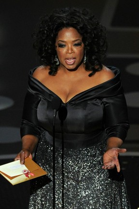 Presenter Oprah Winfrey speaks onstage during the 83rd Annual Academy Awards held at the Kodak Theatre in Hollywood, Calif., Feb. 27, 2011.