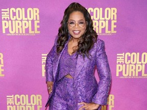 Oprah Winfrey attends a screening event for "The Color Purple" at the National Museum Of African American History & Culture in Washington, D.C., Wednesday, Dec. 13, 2023.