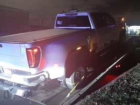 Peel Regional Police say officers pulled over a tow truck driver was was clocked going 112 km/h in a 70 km/h zone.