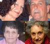 Clockwise from top left, Cathy Scott, Michael Scott, Barbara Scott and Violet Taylor. The victims were shot, stabbed and battered to death. SCBI