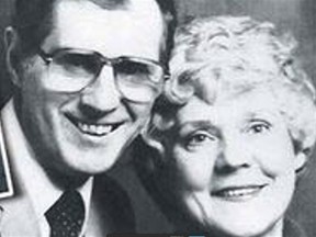 Former NHL goaltender Don Edwards's parents, Arnold, 63, and Donna 61, who were murdered by George Harding Lovie in their Glanbrook, Ont. home on March 21, 1991.