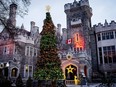 Casa Loma during Christmas.