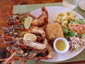 Crayfish on Sandy Island