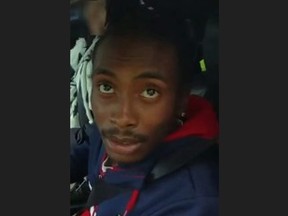 Investigators need help identifying a man who allegedly dragged a cop while fleeing a traffic stop after he was spotted on the phone while driving along Toronto's waterfront on Friday, Dec. 8, 2023.