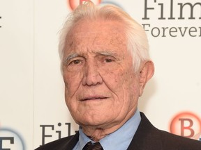 George Lazenby is pictured at the 50th anniversary screening of his film, On Her Majesty's Secret Service, in September 2019.