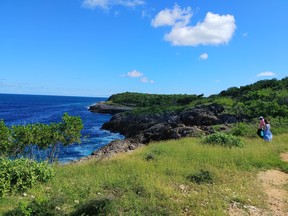 Rugged Anguilla coastline