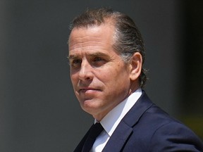 FILE - President Joe Biden's son, Hunter Biden, leaves after a court appearance, July 26, 2023, in Wilmington, Del. House Republicans are warning Hunter Biden that they will move to hold him in contempt of Congress if he doesn't appear this month for a closed-door deposition, raising the stakes in the growing standoff over testimony from President Joe Biden's son.