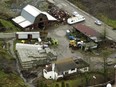 Coquitlam RCMP and members of the missing women task force search Willie Pickton's pig farm on Dominion Road in Port Coquitlam.