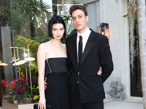 Meadow Walker and Louis Thornton at a Tiffany event in Miami Beach on April 27, 2022.