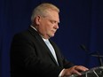 Ontario Premier Doug Ford attends a news conference in Toronto on Monday Nov. 27, 2023.