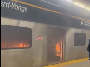 A major fire on the TTC on New Years as a result of an e-bike battery overheating resulted in the owner being taken to hospital with non-life-theatening wounds. -- Supplied photo