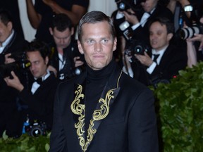 Tom Brady at the Met Gala in 2018