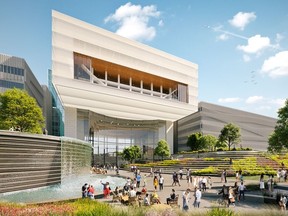 A rendering of NexPoint's Texas Research Quarter development.