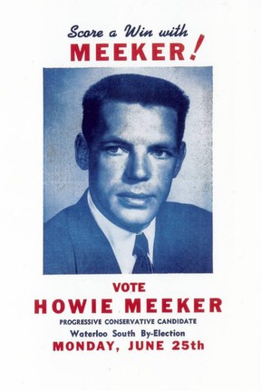 Howie Meeker ran as a member of the PC party.