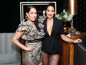 Former WWE stars Brie (left) and Nikki Bella (now the Garcia Twins) made a statement about WWE's recent shock lawsuit..