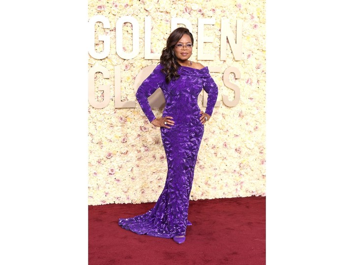  Oprah Winfrey attends the 81st Annual Golden Globe Awards at The Beverly Hilton on Jan. 7, 2024 in Beverly Hills, Calif.