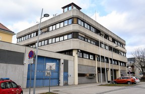 Picture taken on Jan. 25, 2024 shows the Stein correctional facility where Austrian Josef Fritzl is held in Krems an der Donau, Austria.