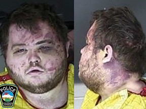 This handout photo released by the Colorado Springs Police Department on Nov. 23, 2022, shows the mugshot of Anderson Lee Aldrich, suspect in the club Q shooting.