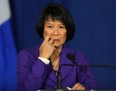 Toronto Mayor Olivia Chow attends a news conference Toronto on Nov. 27, 2023.