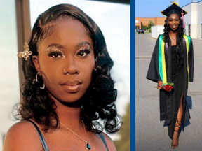 Innocent bystander Raneilia Richards, 19, of North York, was shot dead on Dec. 31, 2023 outside a nightclub in Mississauga.