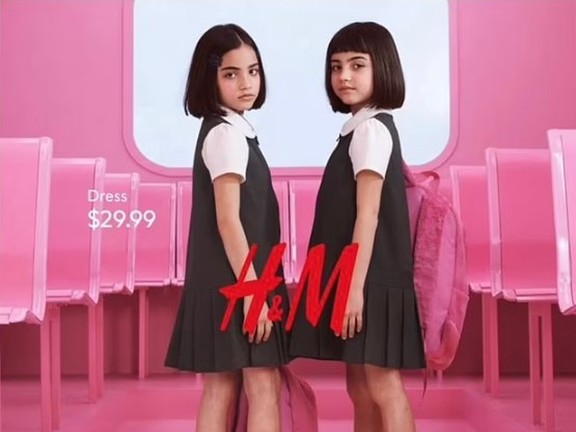 H&M nixes kids clothing ad after complaints it sexualized young girls ...