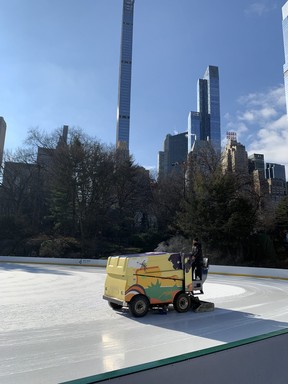 Not many skating rinks in the world have the view of Central Park's Wollman Rink. Joe Warmington/Toronto Sun