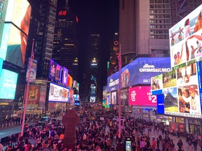 No matter how many times you go to Times Square, you always feel like a kid. Joe Warmington/Toronto Sun