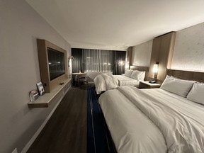 The beds are the star of the show at the Westin Harbour Castle in Toronto. IAN SHANTZ/TORONTO SUN
