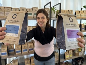 Guylaine Leblond owns Café Charlevoix, a traditional roastery in Baie-Saint-Paul. IAN SHANTZ/TORONTO SUN