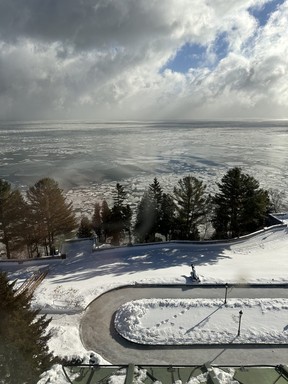 The view of the St. Lawrence River was stunning from our suite at Fairmont Le Manoir Richelieu. IAN SHANTZ/TORONTO SUN