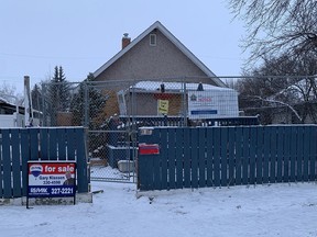 This Lethbridge house at 1607 3rd Ave. N was closed Wednesday by the southern Alberta Safer Communities and Neighbourhoods unit.
