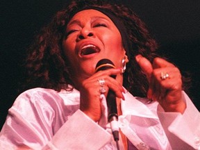 Marlena Shaw performs at the Ottawa Jazz Fest in Confederation Park in Ottawa on July 19, 1997.