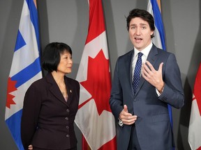 Olivia Chow and Justin Trudeau
