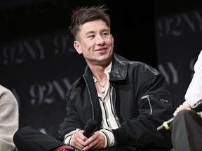 Barry Keoghan discusses the Apple TV+ series "Masters of the Air" at The 92nd Street Y on Wednesday, Jan. 24, 2024, in New York.