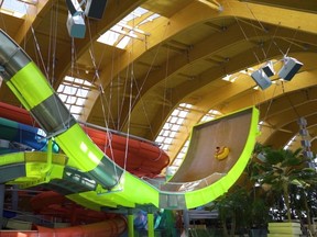 The Galaxy in Therme Bucharest, one of 16 slides in that location.  SUPPLIED