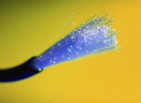 Fibre optics technology will ultimately spell the end of landline telephones.
