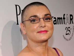 Singer Sinead O'Connor attends the The 2011 amfAR Inspiration Gala held at the Chateau Marmont on Oct. 27, 2011 in Los Angeles, Calif.