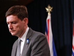 B.C. Premier David Eby has apologized after he says a member of his staff posted an incorrect message in social media posts linking to his statement marking Holocaust Remembrance Day on Saturday. Eby is seen during a press conference at the provincial legislature in Victoria, Thursday, Oct. 5, 2023.