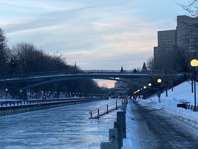 The weather is perfect for skating on the Rideau Canal in Ottawa, the world's longest outdoor rink.