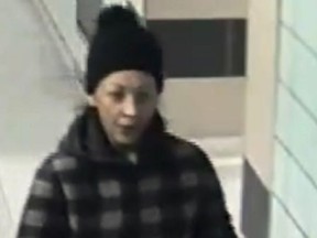 A woman wanted in connection with a robbery investigation.