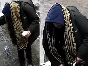 A man sought by Toronto Police following a break-in at the Miles Nadal Jewish Community Centre.