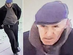 Investigators released images on Wednesday, Jan. 10, 2024, of an elderly suspect sought for a series of sexual assaults in south Etobicoke.