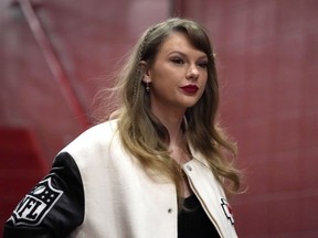 FILE - Taylor Swift enters Arrowhead Stadium before the start of an NFL football game between the Kansas City Chiefs and the Cincinnati Bengals, Dec. 31, 2023, in Kansas City, Mo. David Crowe, a Seattle man who police say has been stalking and harassing Swift, was ordered held without bail Thursday, Jan. 25, 2024, after he was arrested three times in recent days in front of the pop star's home in Manhattan's Tribeca neighborhood.